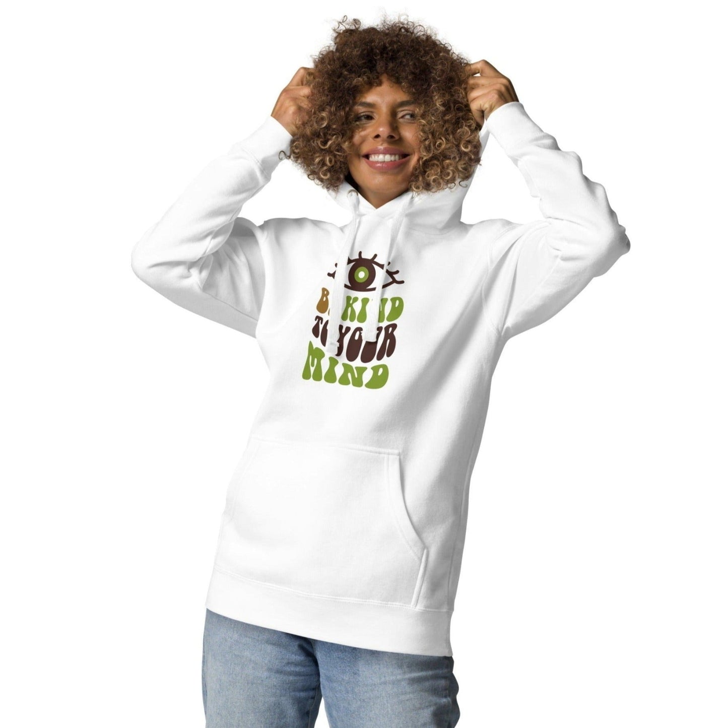 LIBBY - Be Kind To Your Mind Hoodie | Mental Health Matters, Be Kind Mental Health Gift, Positive Message Hoodie, Caring For A Friend Hoodie