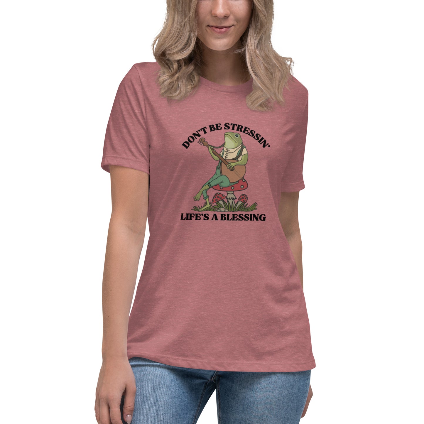 NARLA - Don't be Stressing - Women's Relaxed T-Shirt